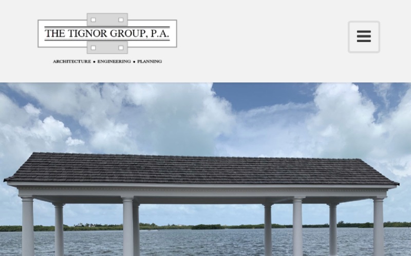 The Tignor Group website homepage